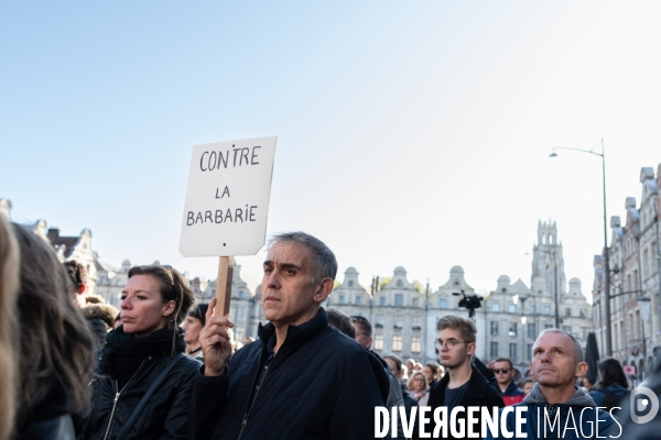 Hommage a Arras a Dominique Bernard