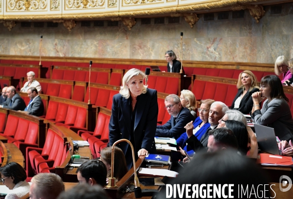 Assemblee nationale /journée parlementaire réservée du groupe rn