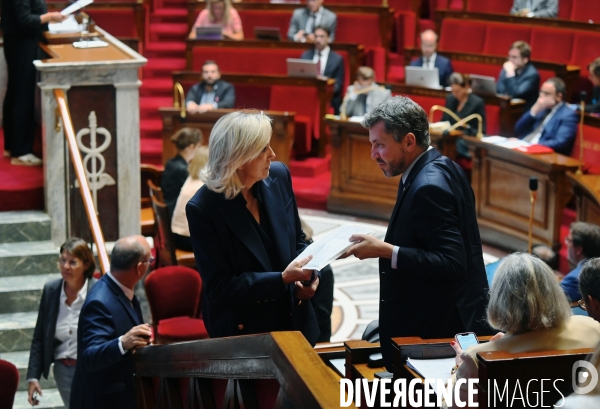 Assemblee nationale /journée parlementaire réservée du groupe rn