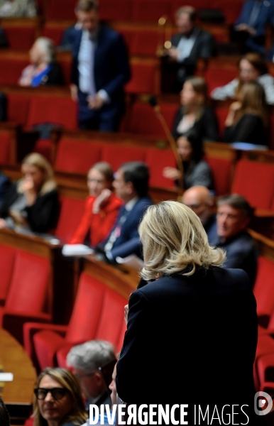 Assemblee nationale /journée parlementaire réservée du groupe rn