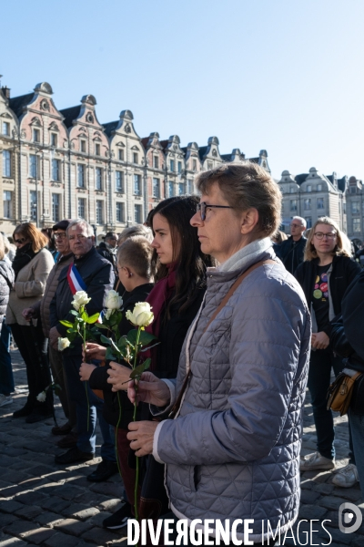 Hommage a Arras a Dominique Bernard