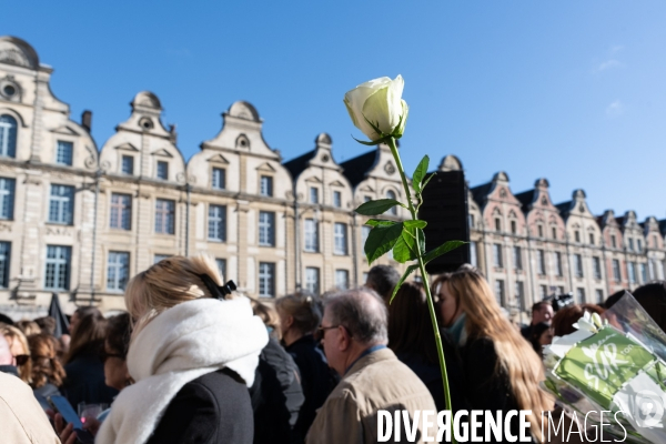 Hommage a Arras a Dominique Bernard