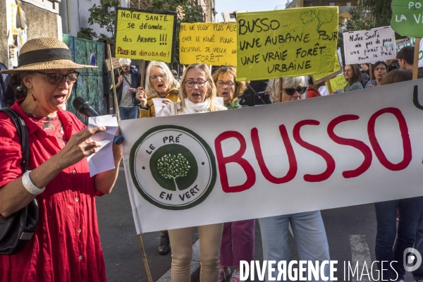 Manifestation contre un projet inutile 