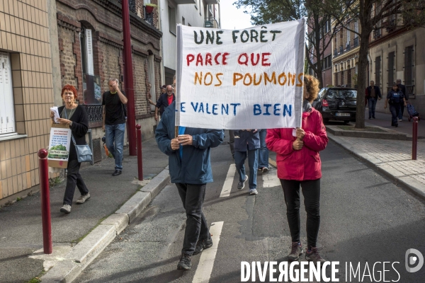 Manifestation contre un projet inutile 