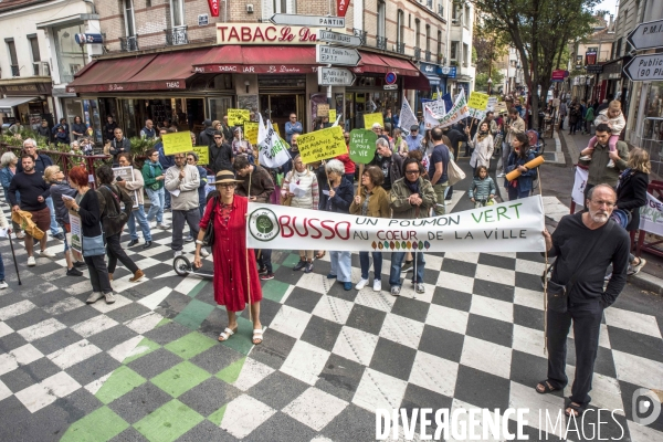 Manifestation contre un projet inutile 