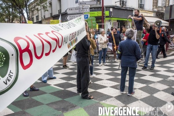 Manifestation contre un projet inutile 