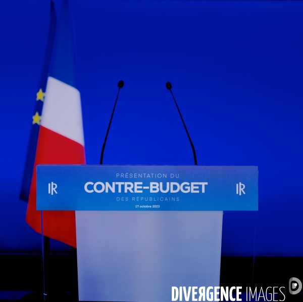 Les républicains presentent leur contre budget