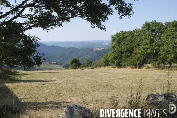 Chemin de Saint-Jacques de Compostel. en Haute-Loire