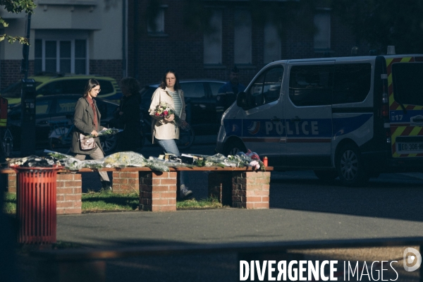 Le jour d après l assassinat de Dominique Bernard