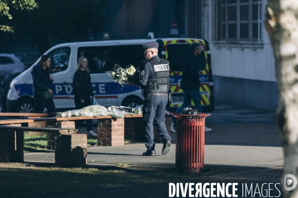 Le jour d après l assassinat de Dominique Bernard