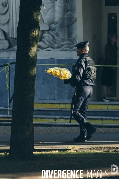 Le jour d après l assassinat de Dominique Bernard