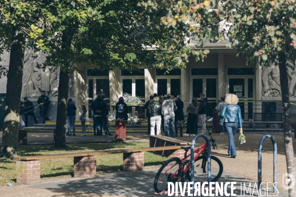 Le jour d après l assassinat de Dominique Bernard
