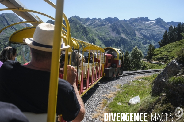 Le train d’Artouste dans les pyrénéens