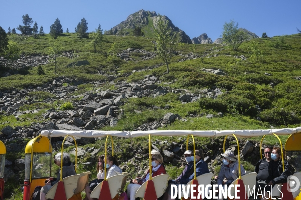 Le train d’Artouste dans les pyrénéens