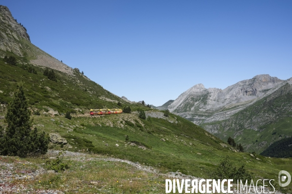 Le train d’Artouste dans les pyrénéens