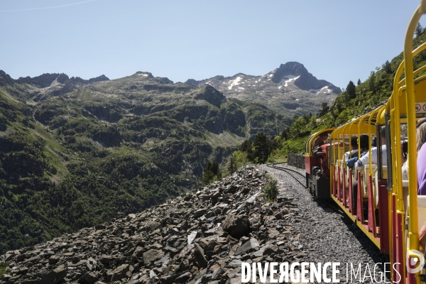 Le train d’Artouste dans les pyrénéens