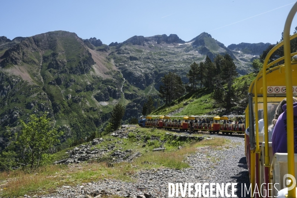 Le train d’Artouste dans les pyrénéens