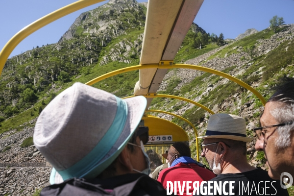 Le train d’Artouste dans les pyrénéens