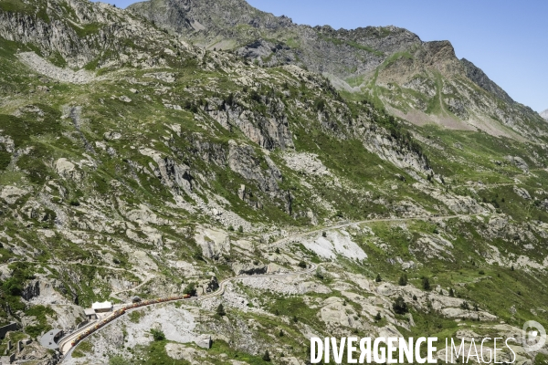 Le train d’Artouste dans les pyrénéens