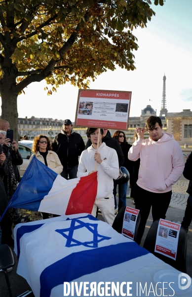 Rassemblement pour la liberation des otages israeliens 