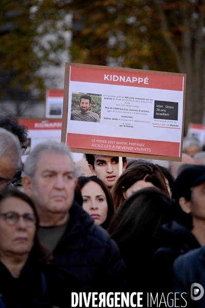 Rassemblement pour la liberation des otages israeliens 
