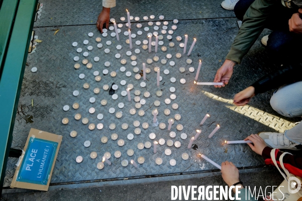 Rassemblement à l appel des guerrieres de la paix