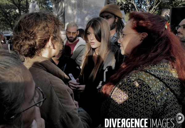 Rassemblement à l appel des guerrieres de la paix