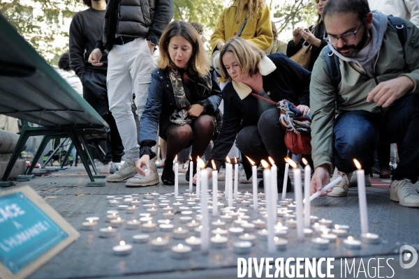 Rassemblement à l appel des guerrieres de la paix