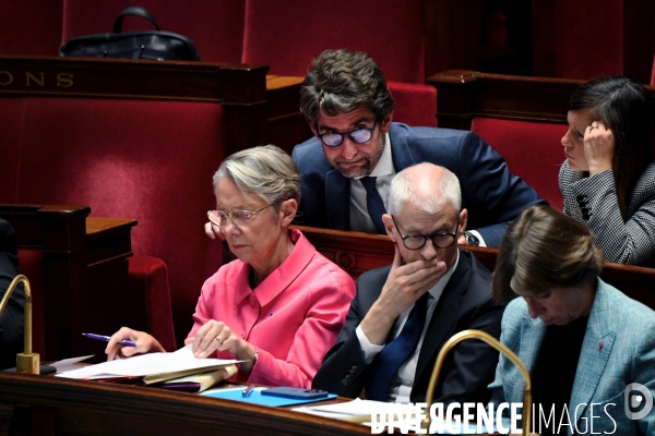 Assemblee nationale / Déclaration du Gouvernement sur la situation au Proche Orient
