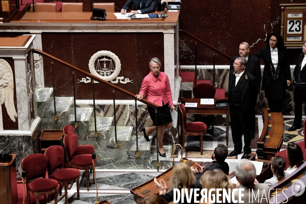 Assemblee nationale / Déclaration du Gouvernement sur la situation au Proche Orient