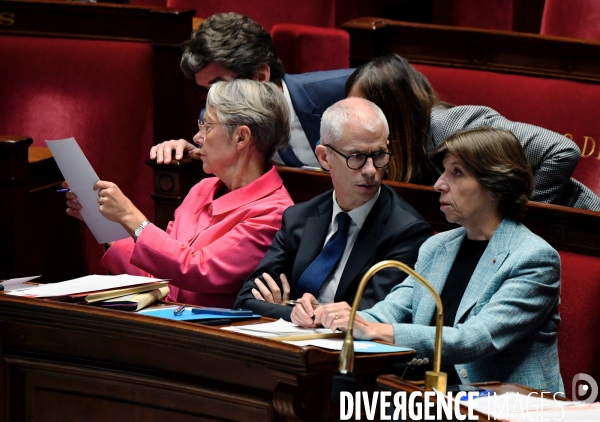 Assemblee nationale / Déclaration du Gouvernement sur la situation au Proche Orient