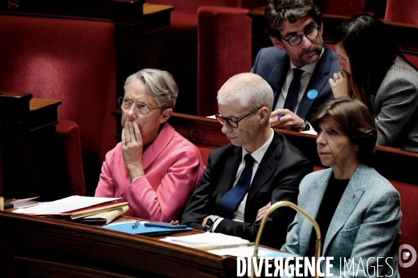 Assemblee nationale / Déclaration du Gouvernement sur la situation au Proche Orient