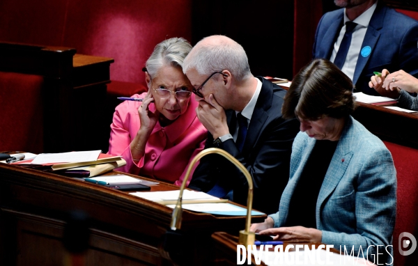Assemblee nationale / Déclaration du Gouvernement sur la situation au Proche Orient