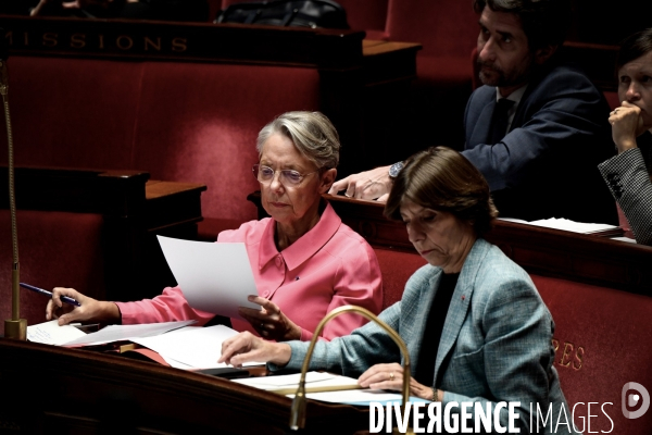 Assemblee nationale / Déclaration du Gouvernement sur la situation au Proche Orient