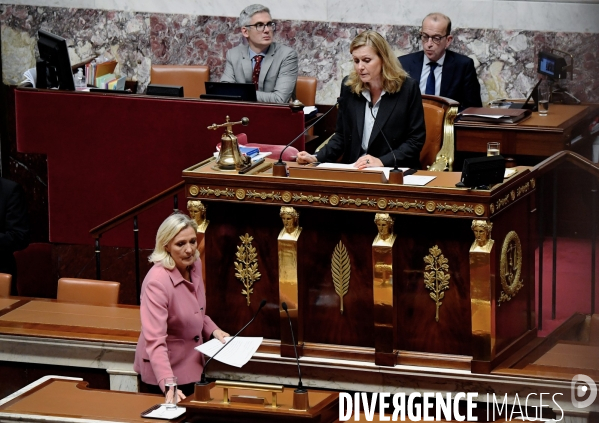 Assemblee nationale / Déclaration du Gouvernement sur la situation au Proche Orient