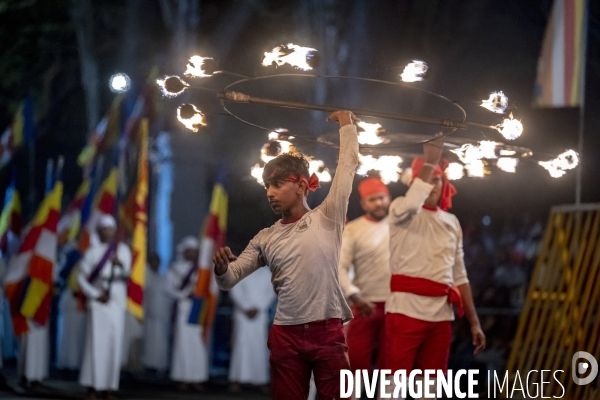 ESALA PERAHERA : Procession bouddhiste du Sri Lanka