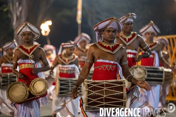 ESALA PERAHERA : Procession bouddhiste du Sri Lanka