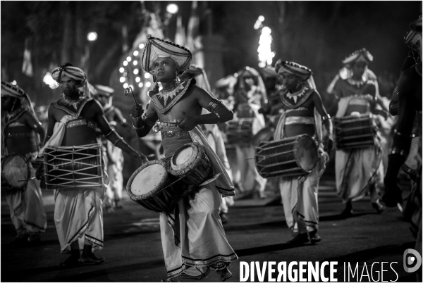 ESALA PERAHERA : Procession bouddhiste du Sri Lanka