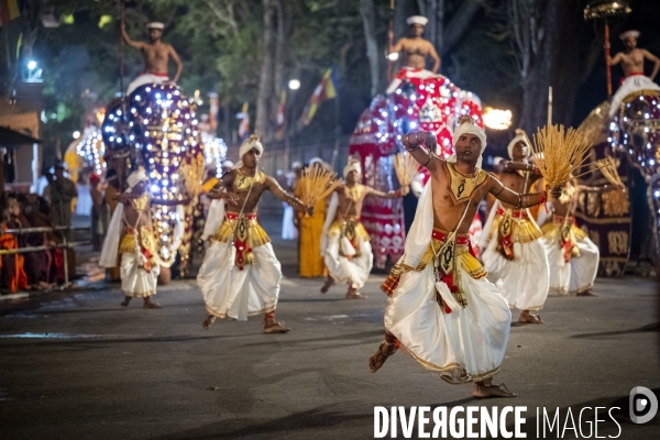 ESALA PERAHERA : Procession bouddhiste du Sri Lanka