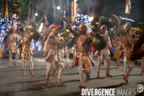 ESALA PERAHERA : Procession bouddhiste du Sri Lanka