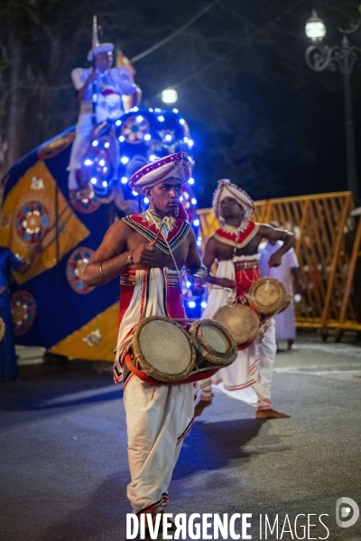 ESALA PERAHERA : Procession bouddhiste du Sri Lanka