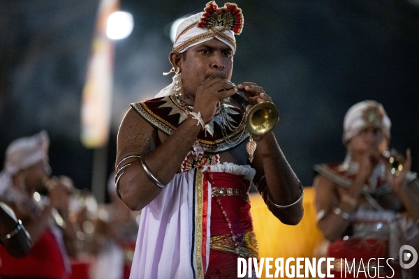 ESALA PERAHERA : Procession bouddhiste du Sri Lanka