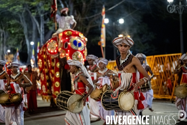 ESALA PERAHERA : Procession bouddhiste du Sri Lanka