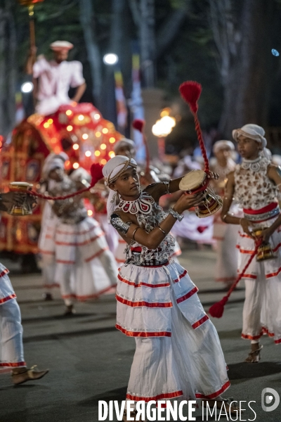 ESALA PERAHERA : Procession bouddhiste du Sri Lanka