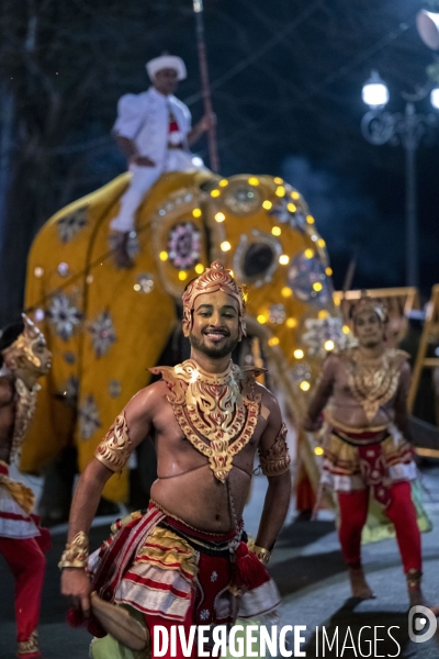 ESALA PERAHERA : Procession bouddhiste du Sri Lanka