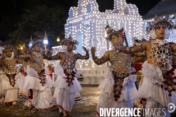 ESALA PERAHERA : Procession bouddhiste du Sri Lanka