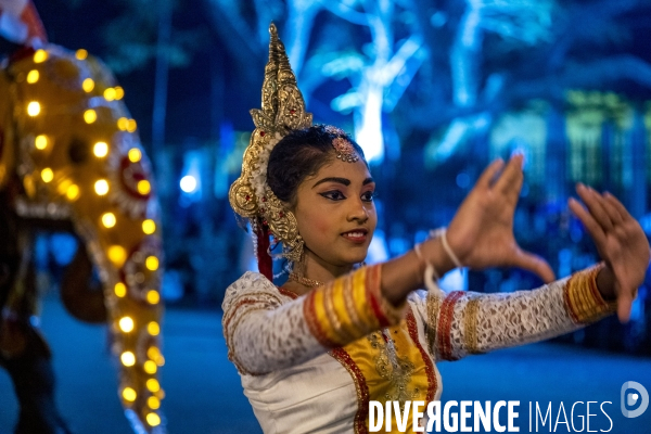 ESALA PERAHERA : Procession bouddhiste du Sri Lanka