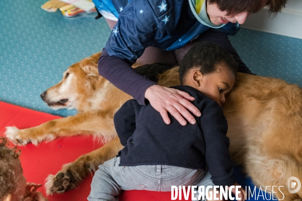 Mediation animale en creche