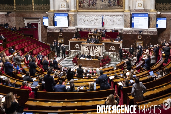 Débat sur le Proche-Orient à l’Assemblée nationale.