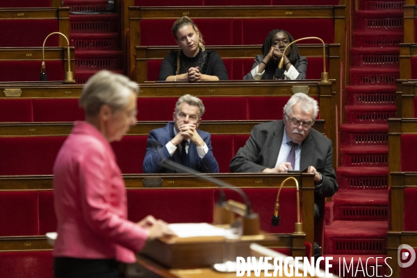 Débat sur le Proche-Orient à l’Assemblée nationale.